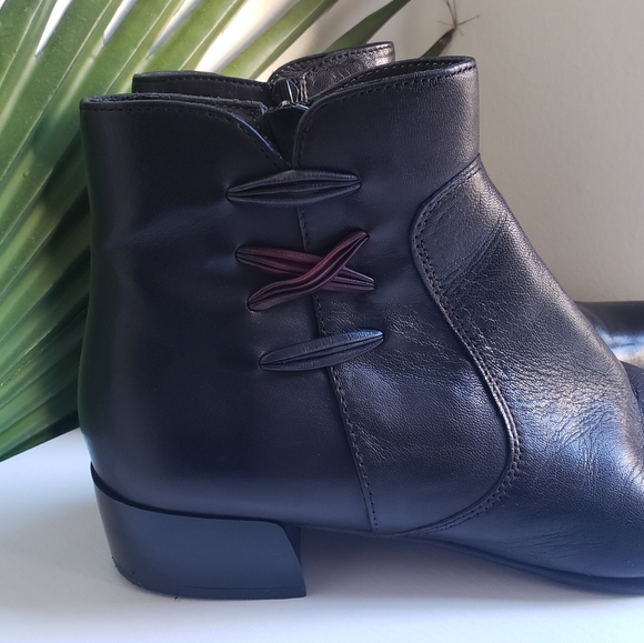 Canal Grande leather ankle boots- size euro 39 /us 7.5 - Picture 4 of 13